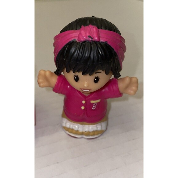 Fisher Price Little People Barbie Birthday Party Set Lot Of 3 Figures Wheelchair - Picture 3 of 8